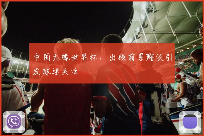 中国无缘世界杯，出线前景黯淡引发球迷关注
